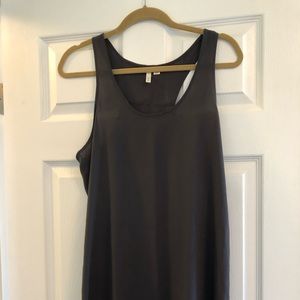 Dark gray Frenchi size large sheath tank